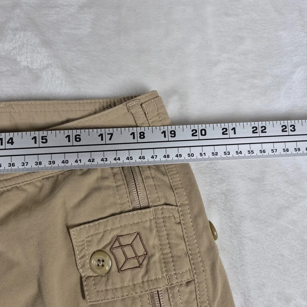 Clothing Arts Cargo Shorts Men's 36 Beige P Cubed Travel Pickpocket Proof NWT